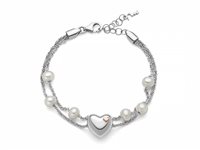 Bracciale Miluna Donna I Gioielli Di Miss Italia in Argento Perla PBR3491 - PBR3491
